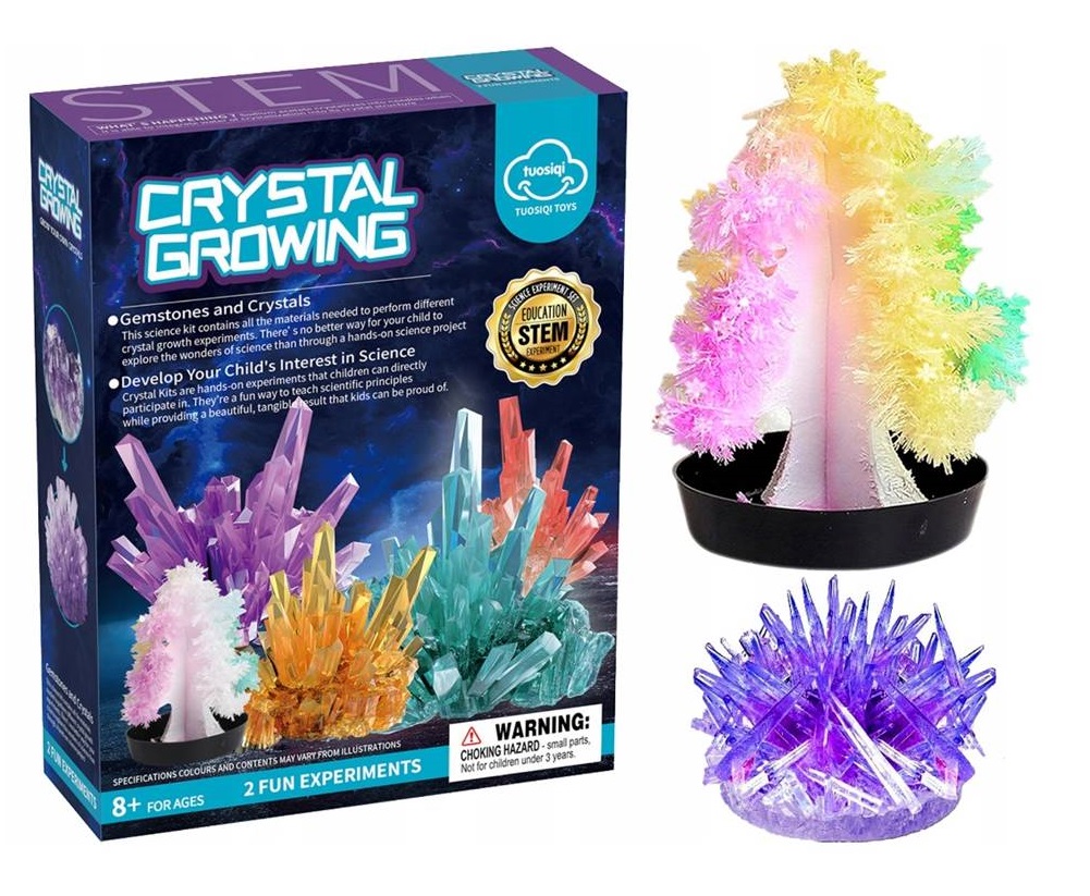 eksperymenty dla dzieci hodowla kryształów crystal growing prezent